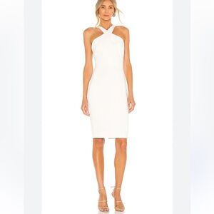 COPY - Likely White Halter Bodycon Dress Cocktail size 4 NWT
